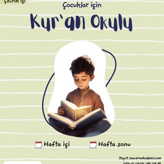 Kur'an-ı Kerim Atölyesi ( Çocuklar için )