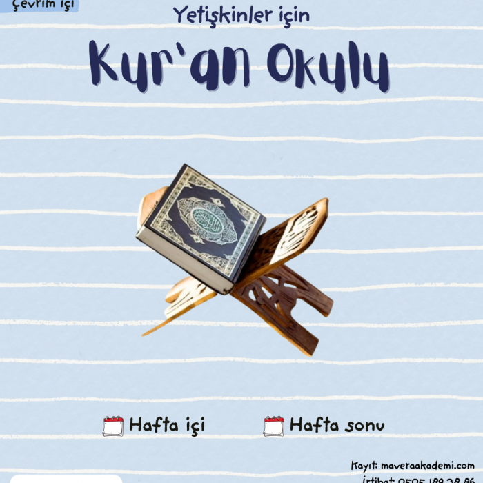 Kur'an-ı Kerim Atölyesi - Yetişkinler