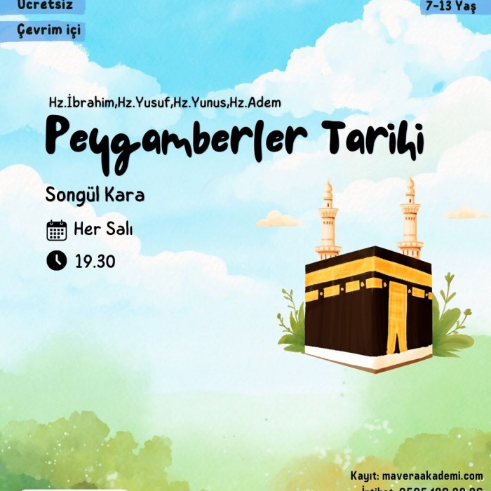 Peygamberler Tarihi Atölyesi
